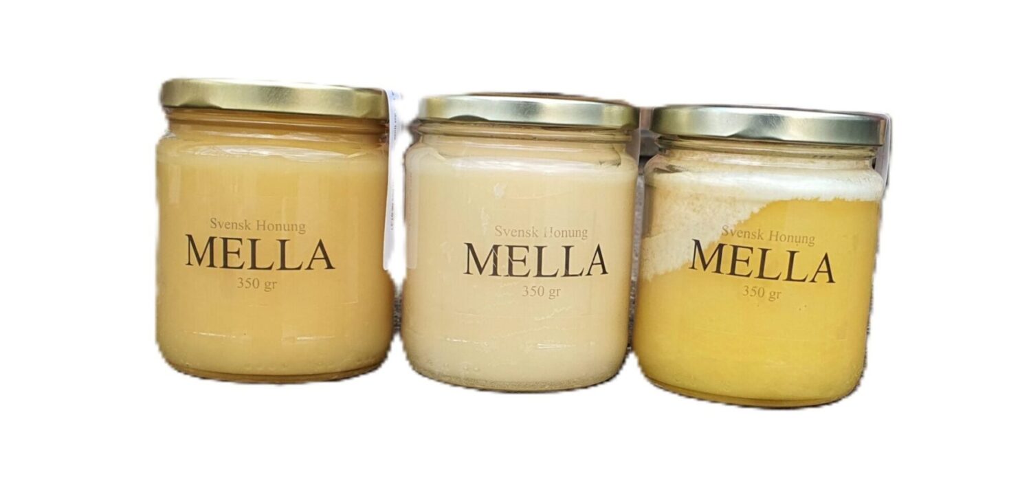 MELLA - Paketpris 3 blandade 350 g burkar
